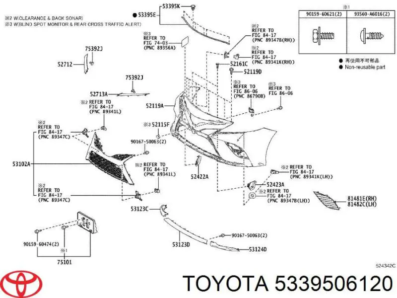 5339506120 Toyota