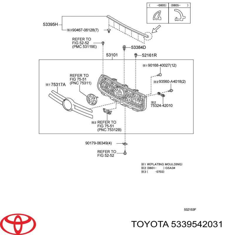 5339542031 Toyota