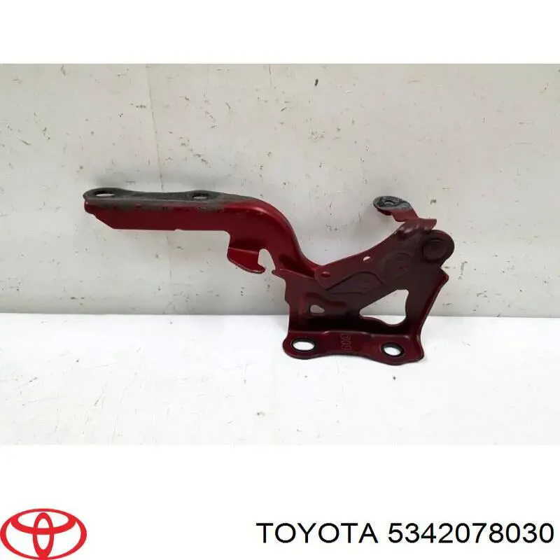 5342078030 Toyota bisagra, capó del motor izquierda