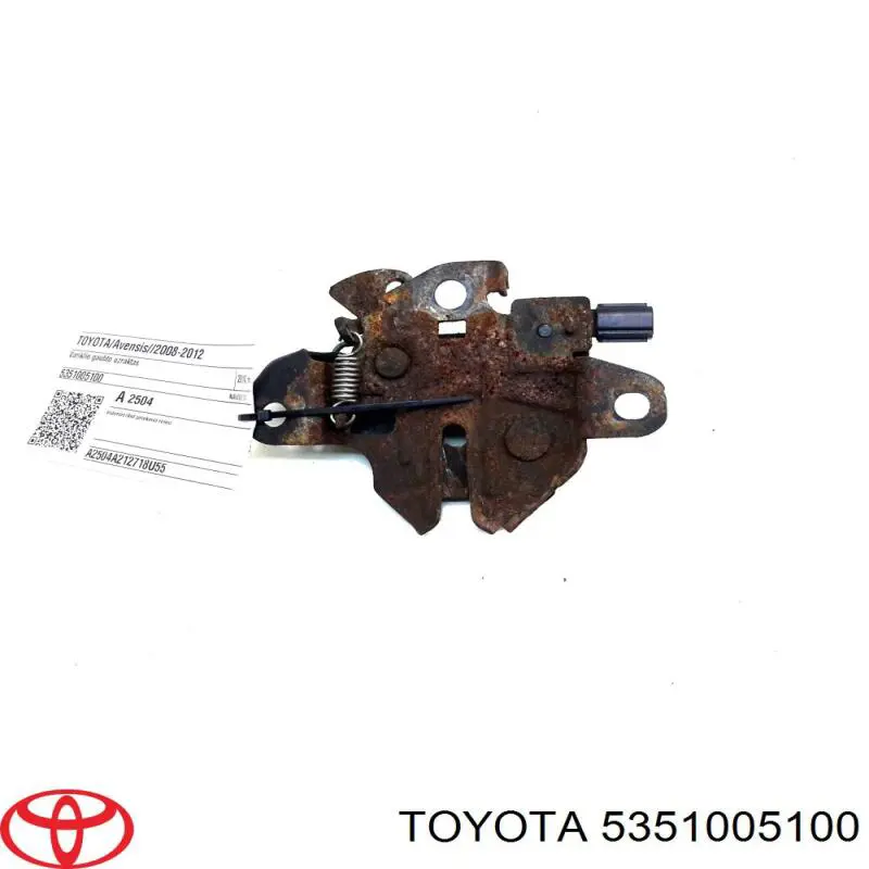 5351005100 Toyota cerradura del capó de motor