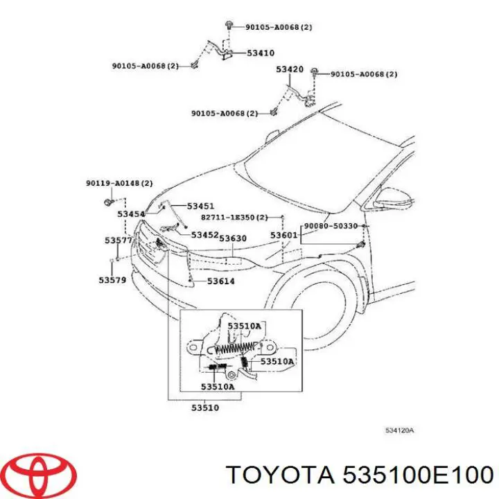 535100E100 Toyota