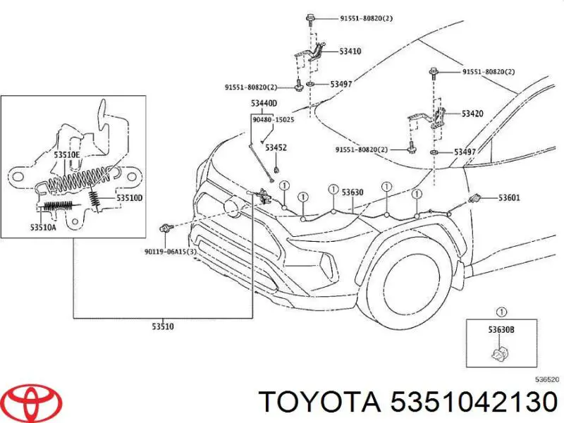 5351042130 Toyota