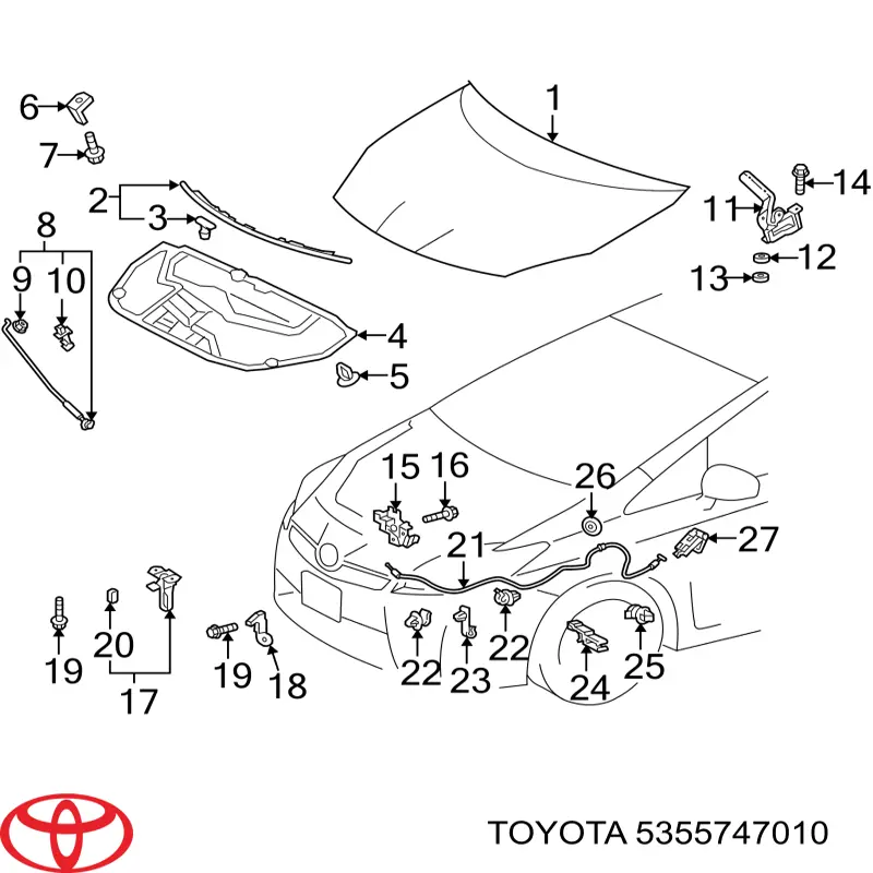 5355747010 Toyota