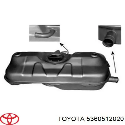 Soporte del tanque de combustible para Toyota Auris (E15)