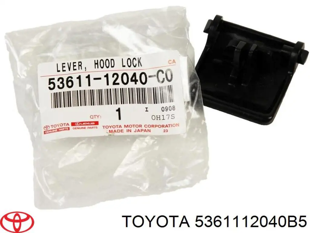 Comprar 5361112040B5 Toyota Palanca de apertura del capó