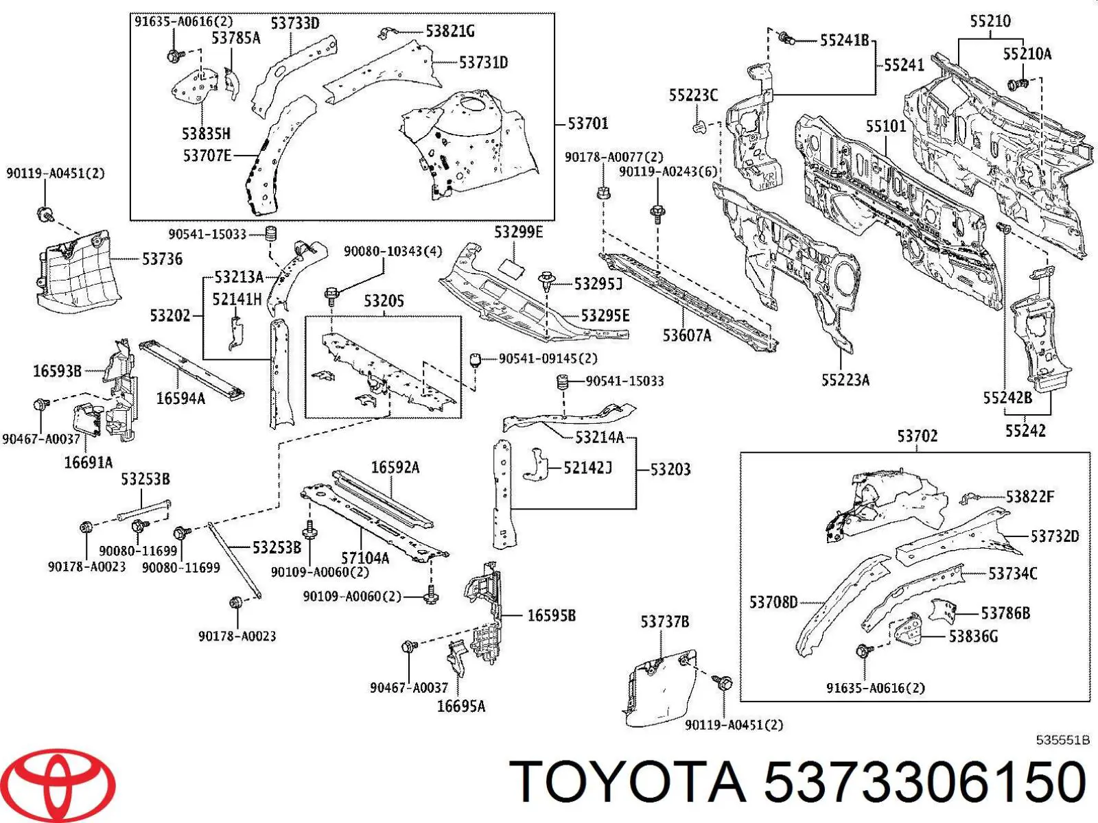 5373306150 Toyota