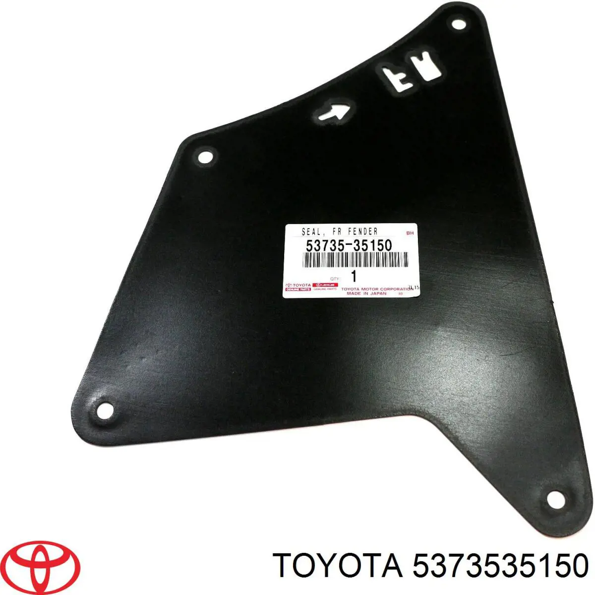 5373535150 Toyota sello de guardabarros