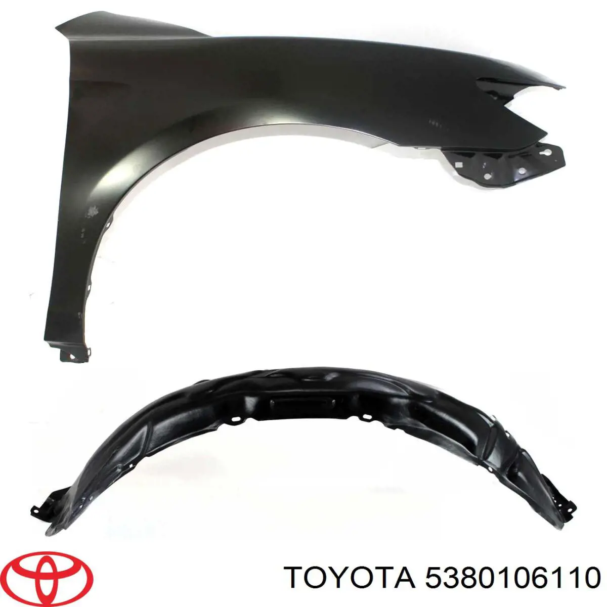 Guardabarros delantero derecho para Toyota Camry (AHV40)