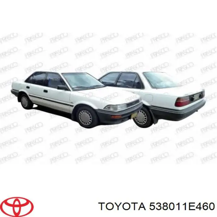 Guardabarros delanteros derecho Toyota 538011E630 precio, desde 245,74 EUR