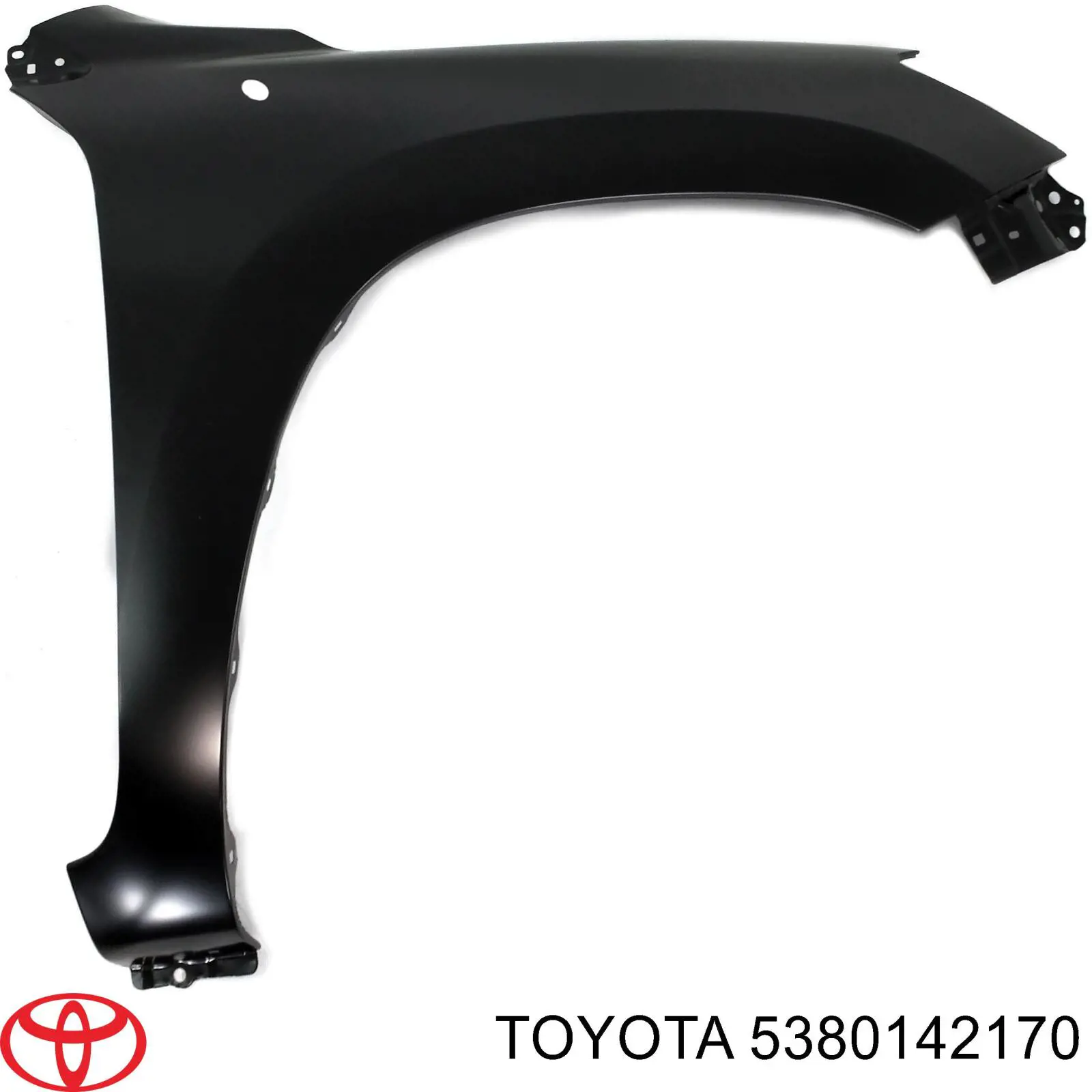 5380142170 Toyota guardabarros delantero derecho