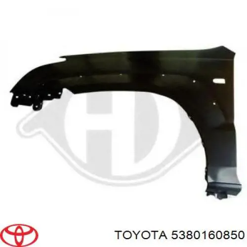 Guardabarros delanteros derecho Toyota 5380160850 precio, desde 213,15 EUR