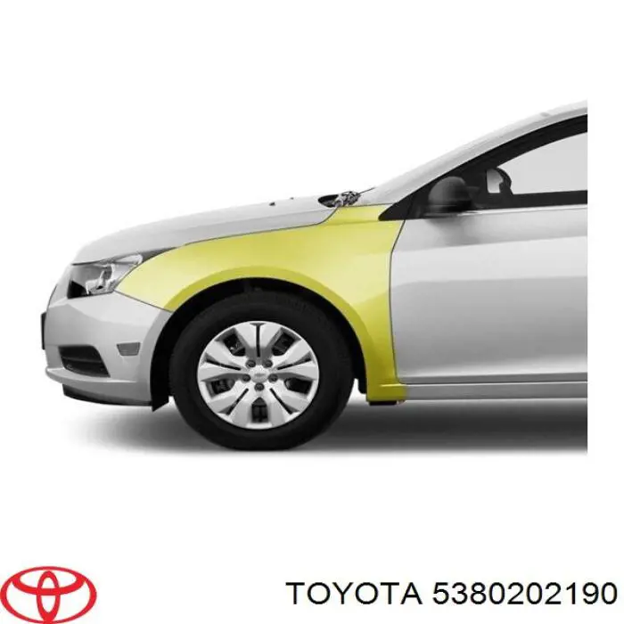 Aleta delantera izquierda Toyota 5380202190 precio, desde 58,08 EUR