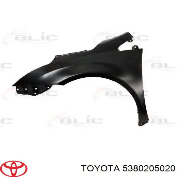 Aleta delantera izquierda Toyota 5380205020 precio, desde 237,97 EUR