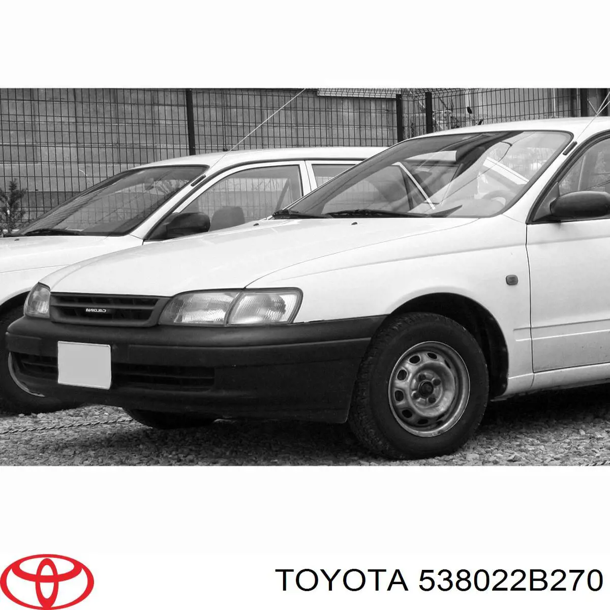 538022B270 Toyota guardabarros delantero izquierdo