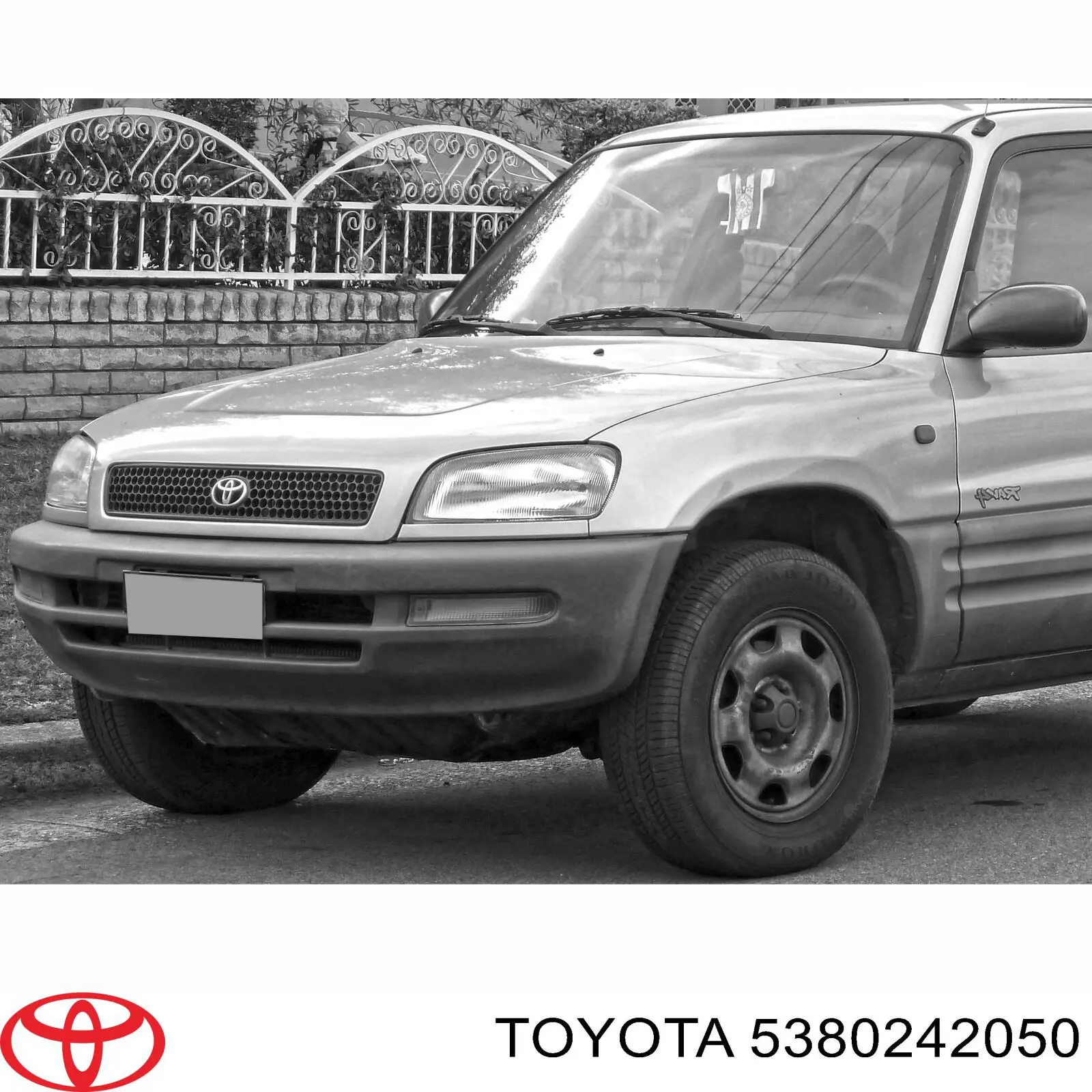 5380242050 Toyota guardabarros delantero izquierdo