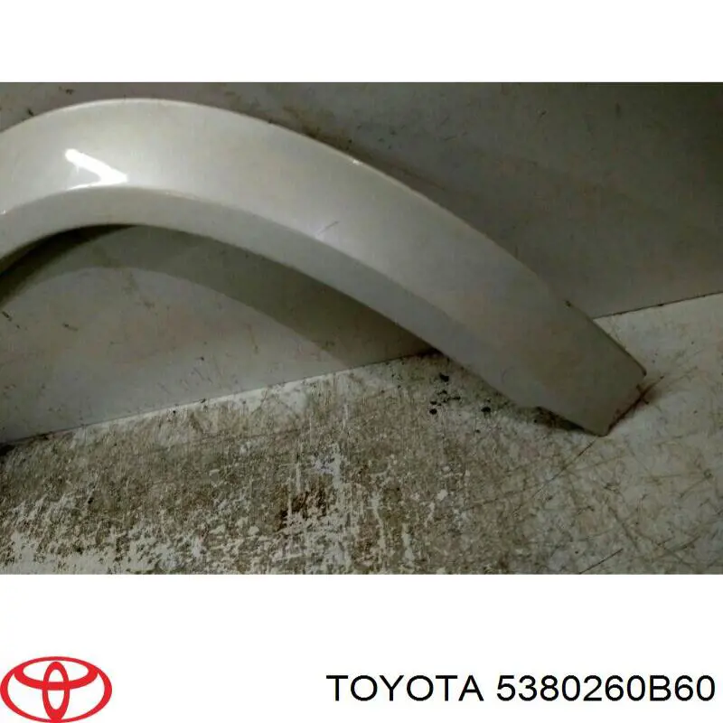 5380260B60 Toyota guardabarros delantero izquierdo