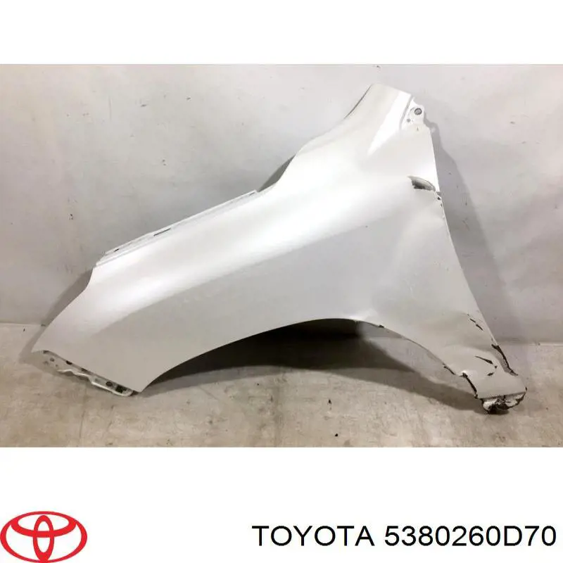 5380260D70 Toyota guardabarros delantero derecho