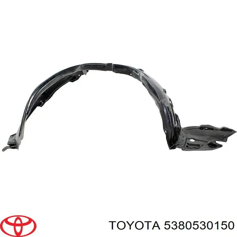 5380530150 Toyota guardabarros interior, aleta delantera, derecho