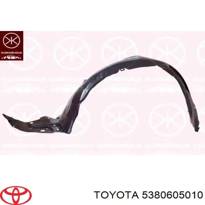 Guardalodos interior izquierdo, guardafango delantero Toyota 5380605010 precio, desde 28,26 EUR