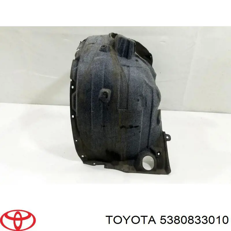 5380833010 Toyota guardabarros interior, aleta trasera, izquierdo