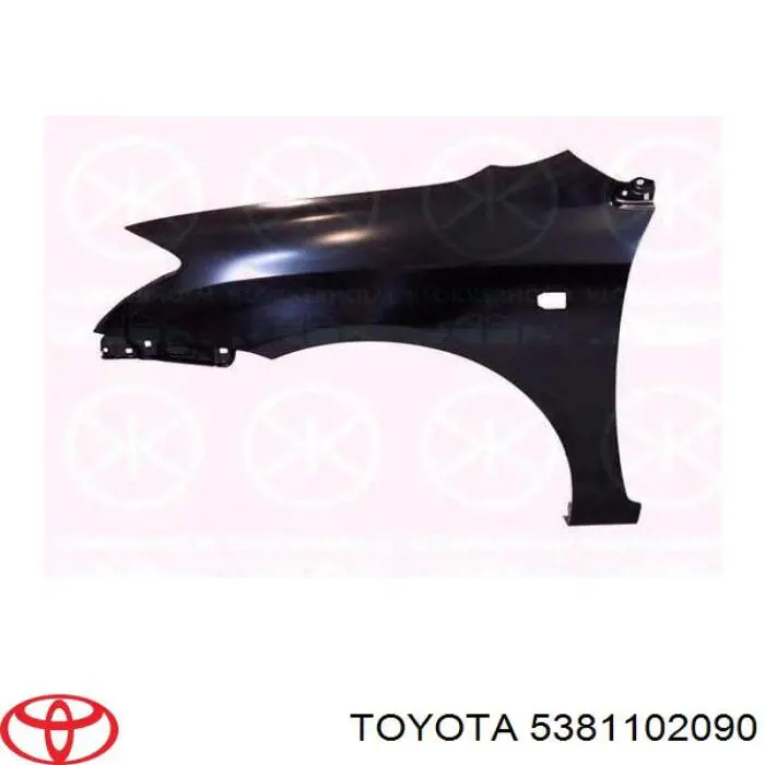 Guardabarros delanteros derecho Toyota 5381102090 precio, desde 81,11 EUR