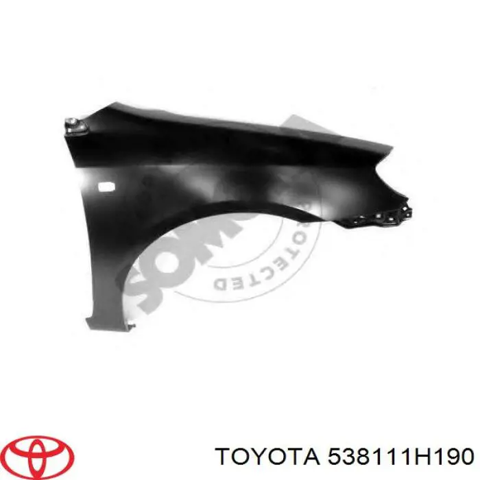 Aleta delantera derecha Toyota Corolla E12