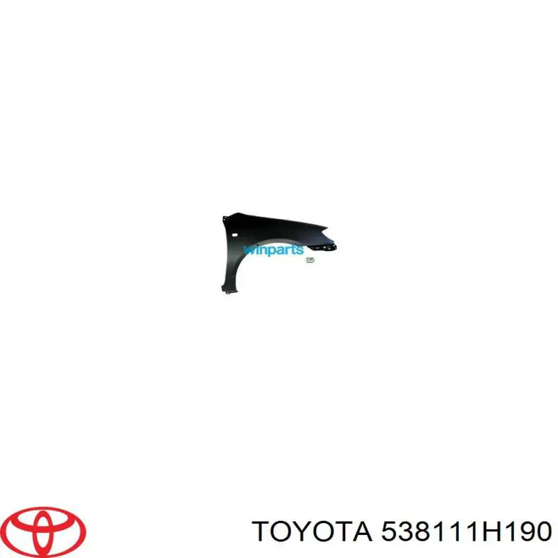 Aleta delantera derecha Toyota Corolla E12