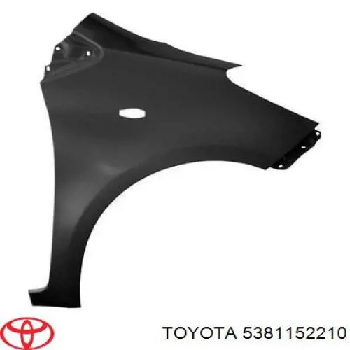 Guardabarros delanteros derecho Toyota 5381152210 precio, desde 66,39 EUR