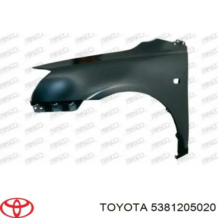 Comprar 5381205020 Toyota Aleta delantera izquierda