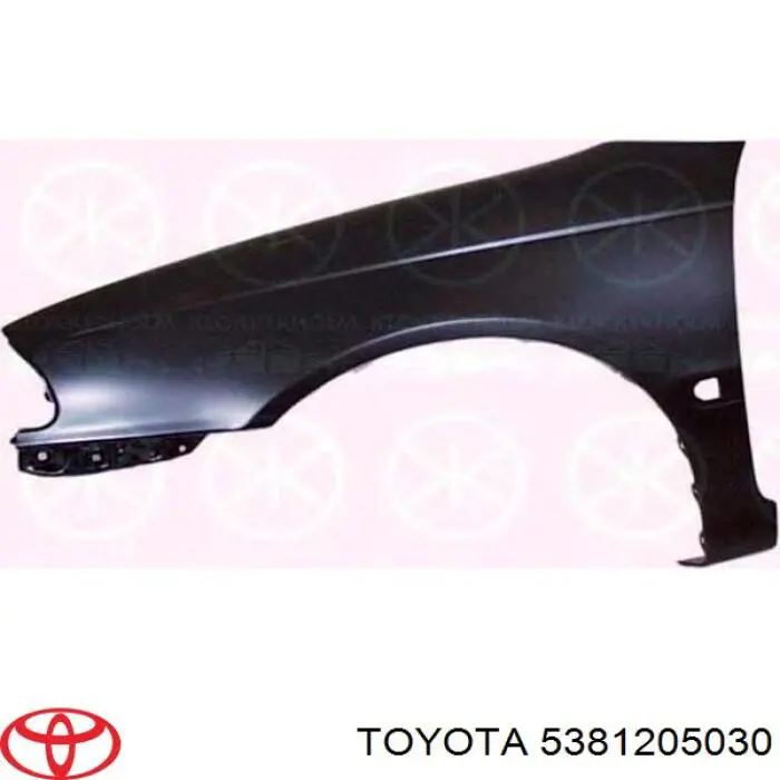 Aleta delantera izquierda Toyota 5381205030 precio, desde 96,98 EUR