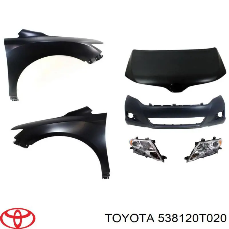 Guardabarros delantero izquierdo para Toyota Venza (AGV1, GGV1)