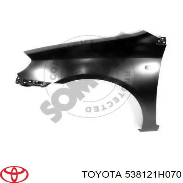 Comprar 538121H070 Toyota Aleta delantera izquierda