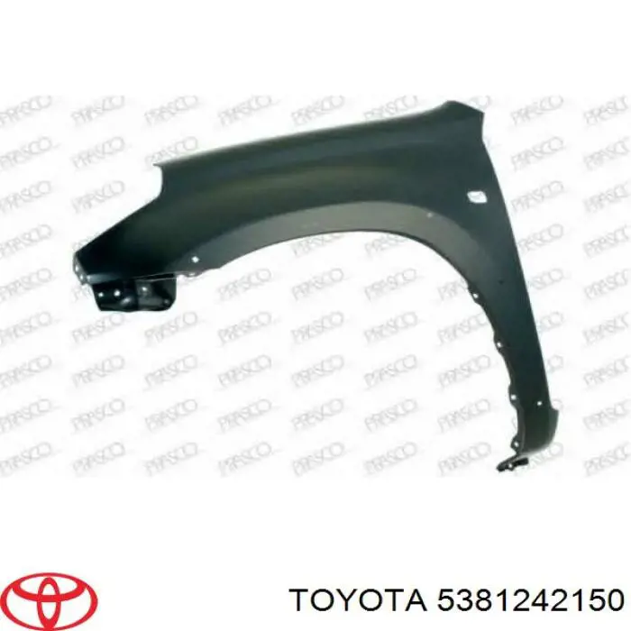 Aleta delantera izquierda Polcar 814601 precio, desde 69,73 EUR