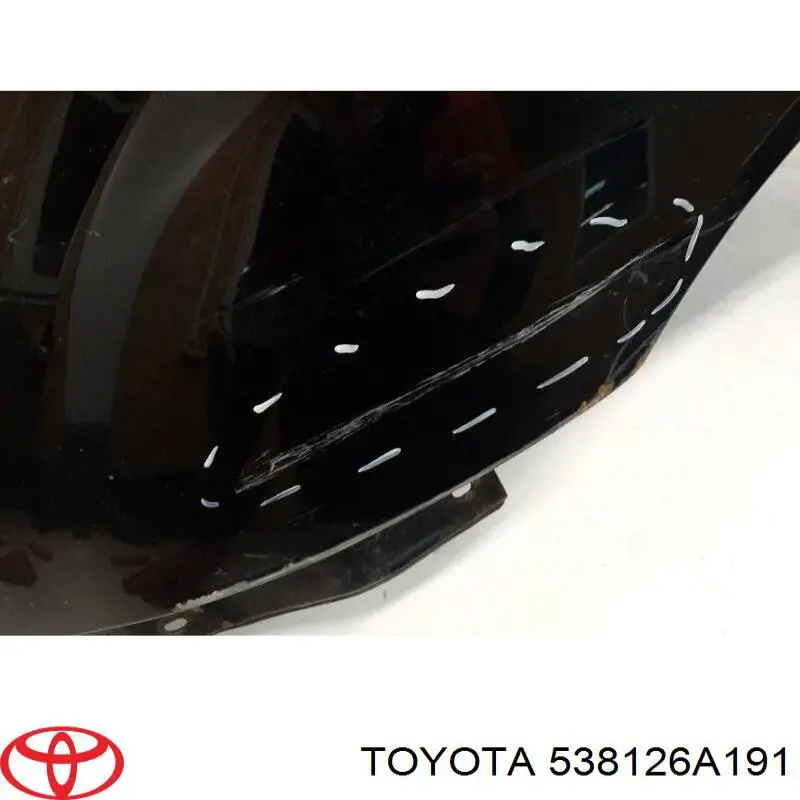 538126A190 Toyota guardabarros delantero izquierdo