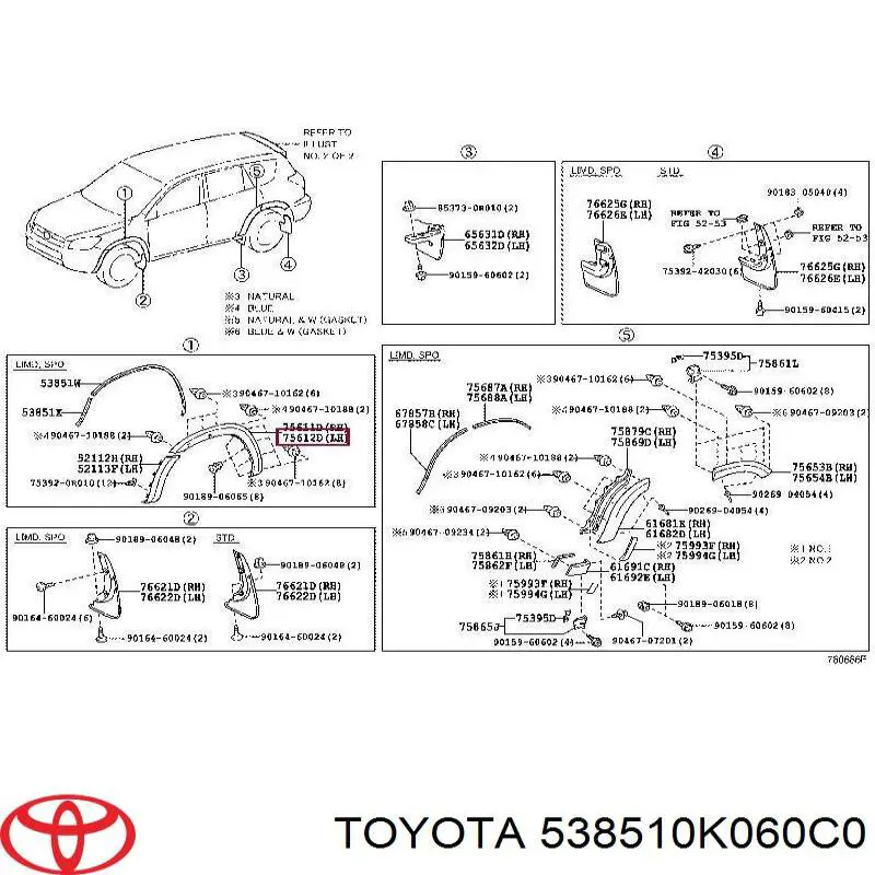 Sello Expansor De Arco para Toyota Hilux (KUN25)