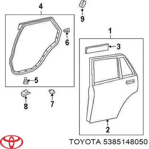 5385148050 Toyota