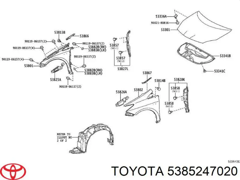 Comprar 5385247020 Toyota 
