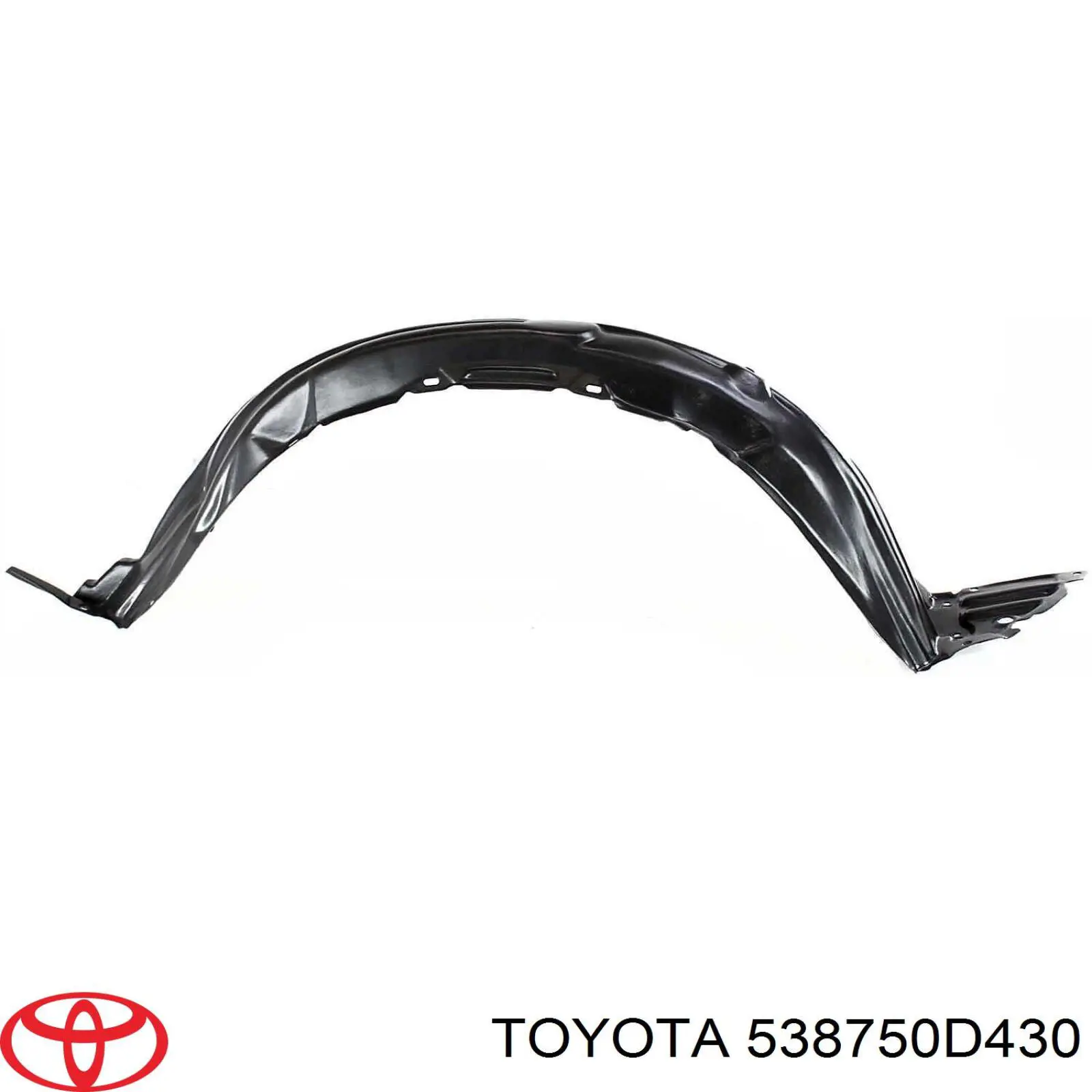 Guardabarros interior derecho, aleta delantera Toyota 538750D430 precio, desde 117,25 EUR