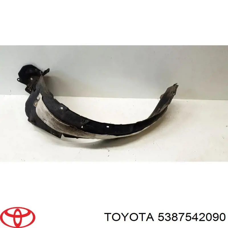 5387542090 Toyota guardabarros interior, aleta delantera, derecho