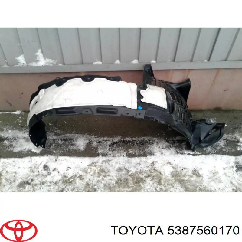 5387560170 Toyota guardabarros interior, aleta delantera, derecho