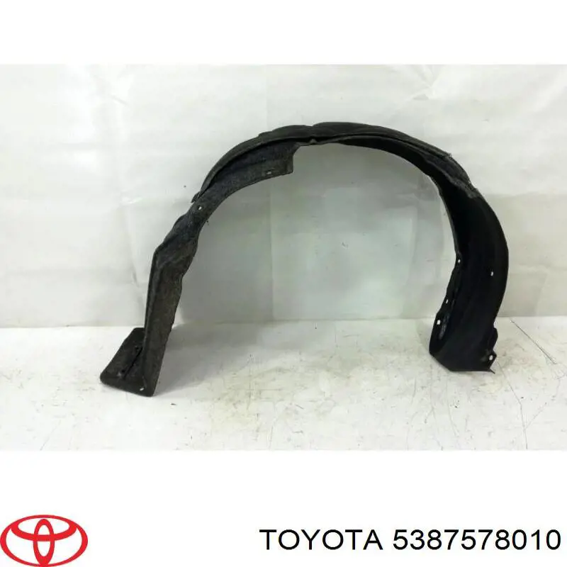 5387578010 Toyota guardabarros interior, aleta delantera, derecho