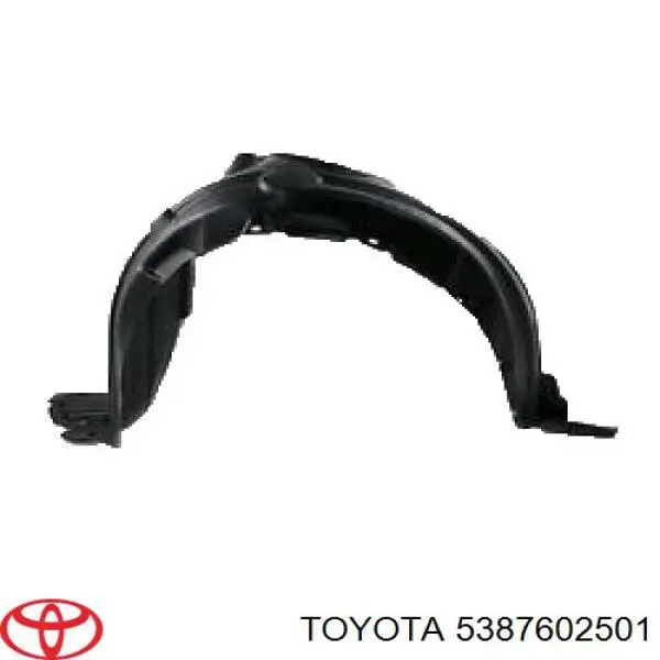 5387602501 Toyota guardabarros interior, aleta delantera, izquierdo