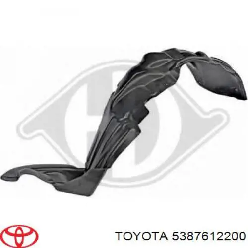 Guardabarros interior, aleta delantera, izquierdo para Toyota Corolla (E10)