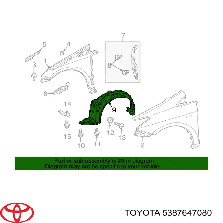 5387647080 Toyota