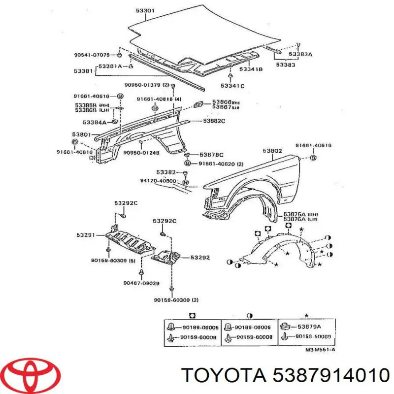 Comprar 5387914010 Toyota 