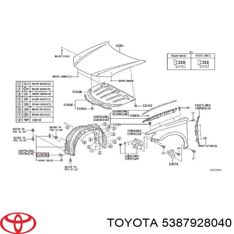 5387928040 Toyota