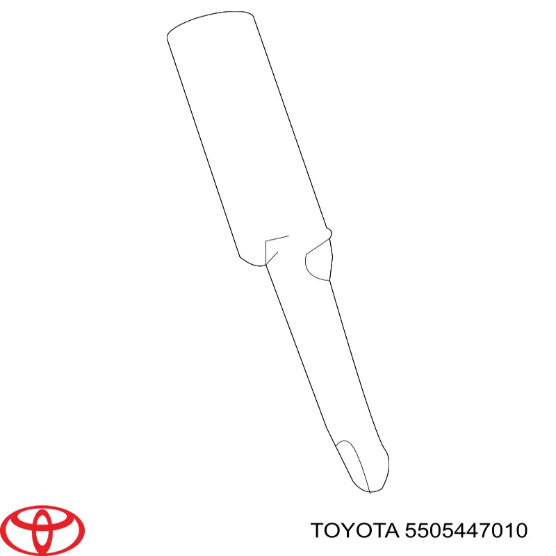 Amortiguador de tapa de guantera para Toyota C-HR (X10)