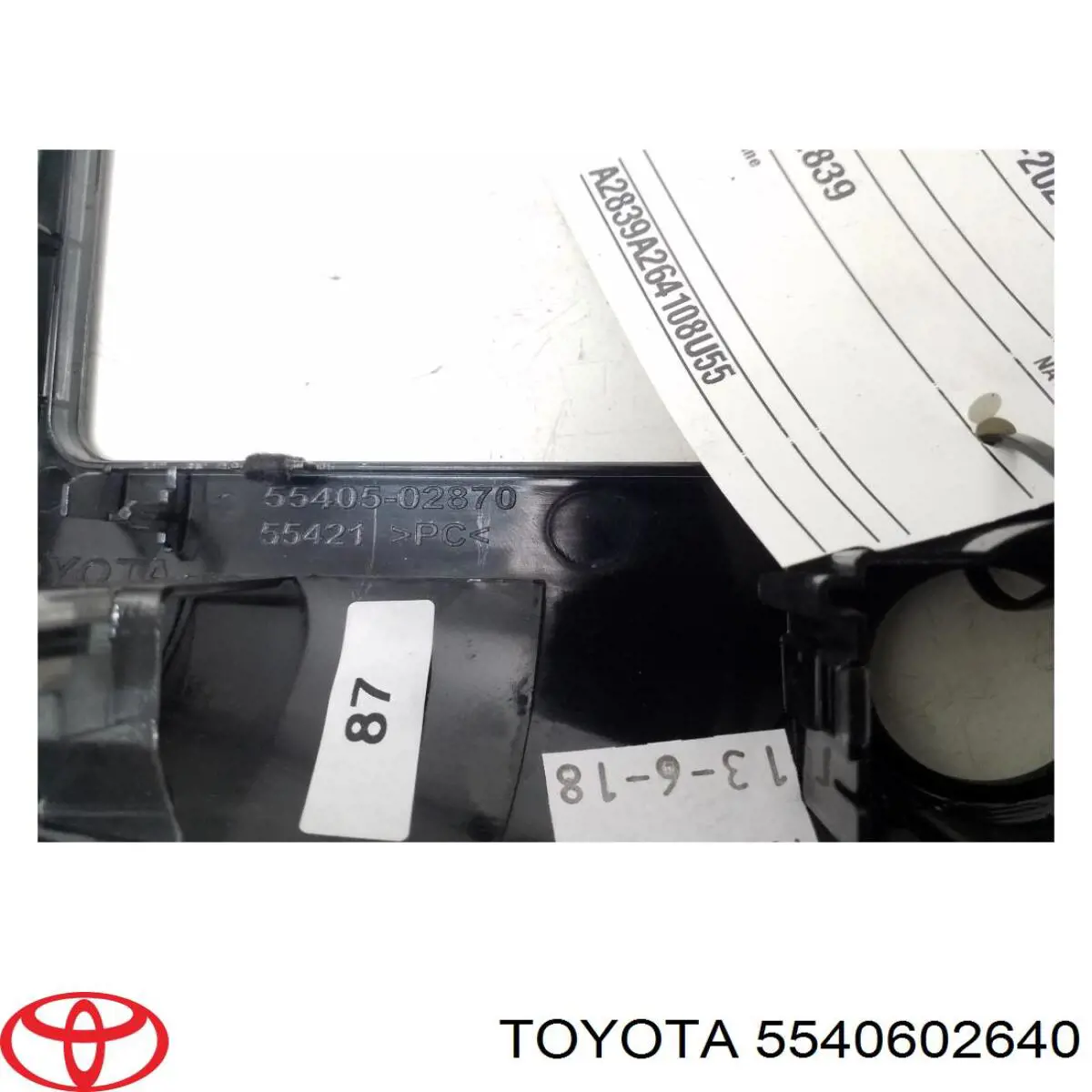 Panel de revestimiento del salpicadero Toyota 5540602640 precio, desde 91,48 EUR