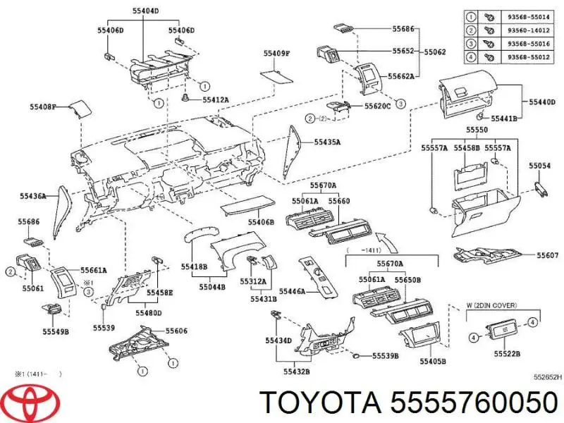  Toyota 5555760050 precio, desde 1,85 EUR