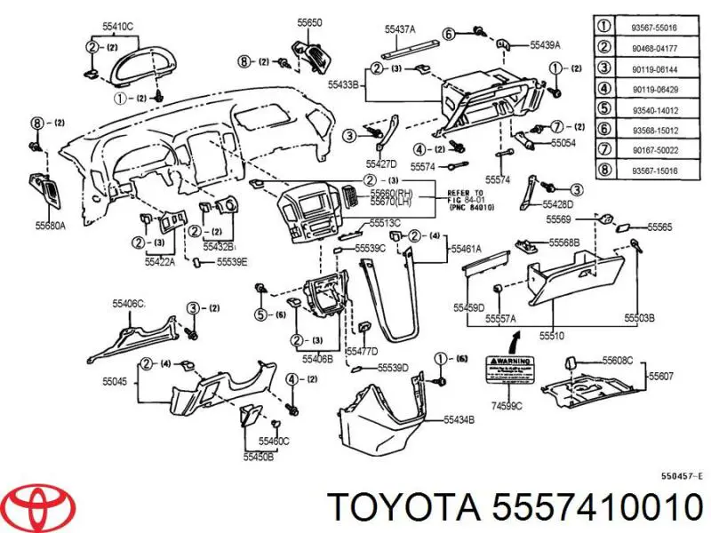 Comprar 5557410010 Toyota 